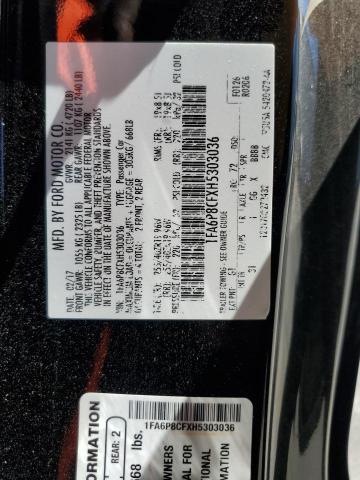 2017 Ford Mustang Gt VIN: 1FA6P8CFXH5303036 Lot: 57784224