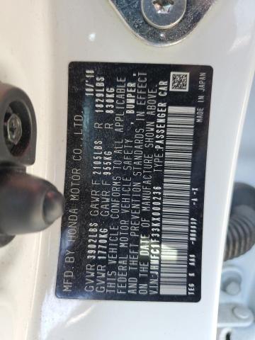 2019 Honda Civic Ex VIN: JHMFC1F33KX000236 Lot: 57424514