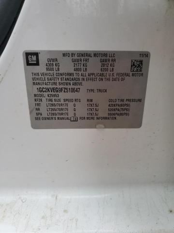 2015 CHEVROLET 2500 1GC2KVEG9FZ510647