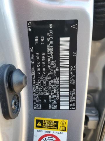 2015 Toyota Highlander Xle VIN: 5TDJKRFH7FS159037 Lot: 58288354