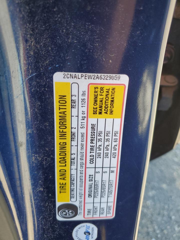 2CNALPEW2A6329059 2010 Chevrolet Equinox Lt