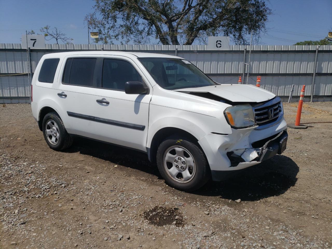 5FNYF3H21DB038448 2013 Honda Pilot Lx