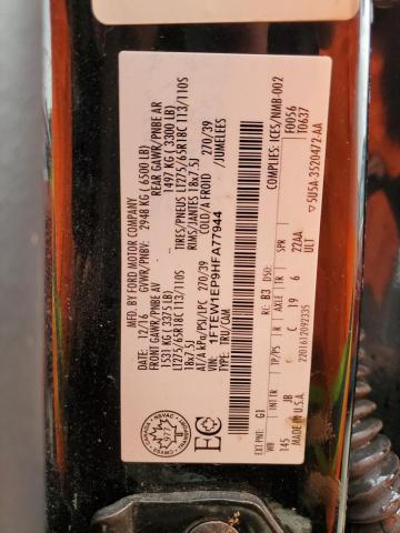 2017 Ford F150 Supercrew VIN: 1FTEW1EP9HFA77944 Lot: 59749464