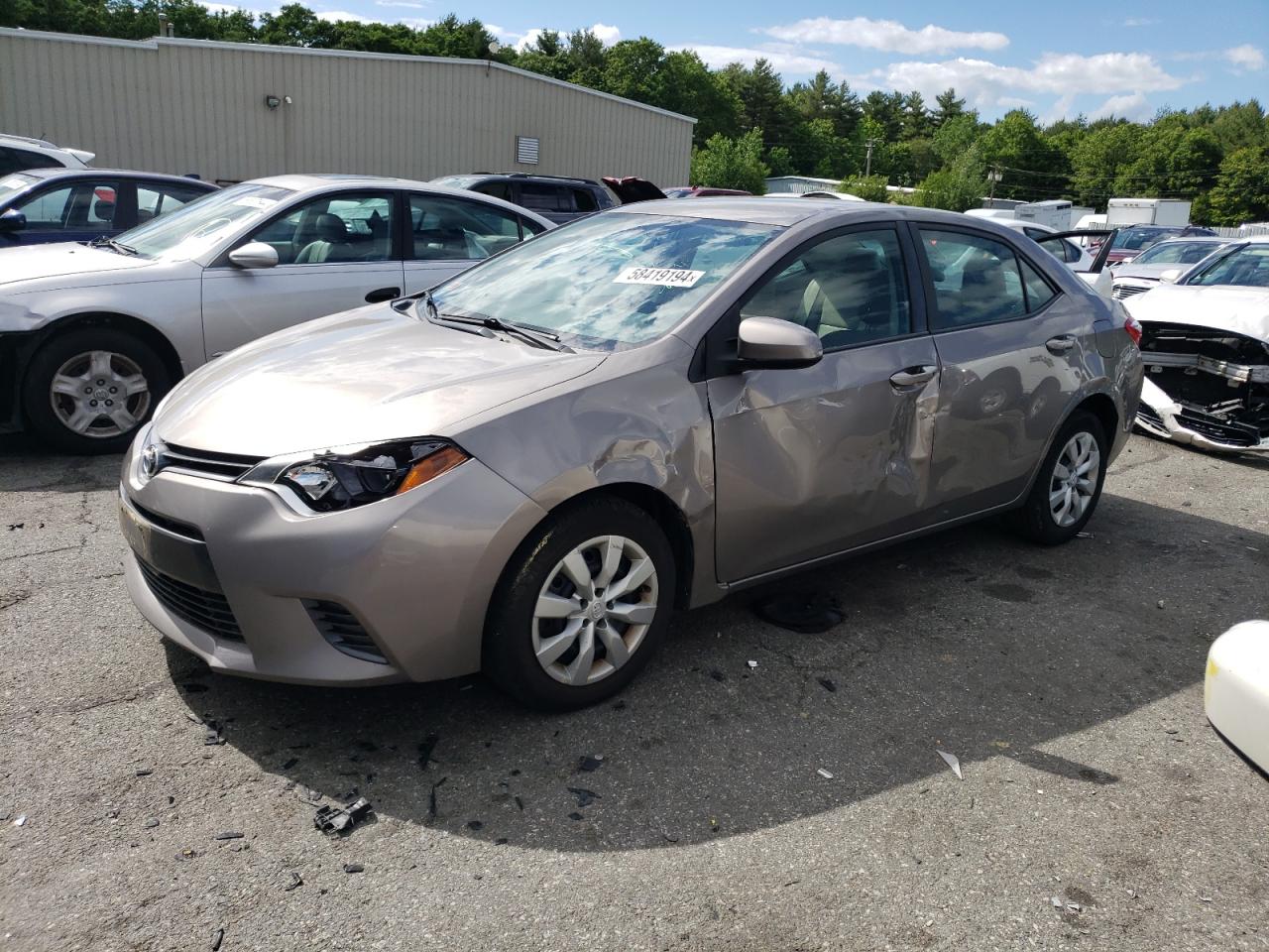 2016 Toyota Corolla L vin: 2T1BURHE7GC647612