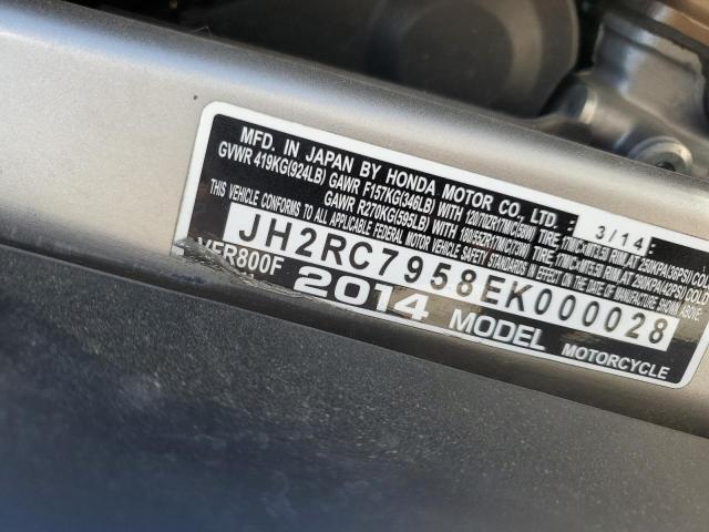 2014 HONDA VFR800 F JH2RC7958EK000028