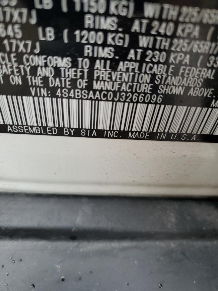 4S4BSAAC0J3266096 2018 Subaru Outback 2.5I