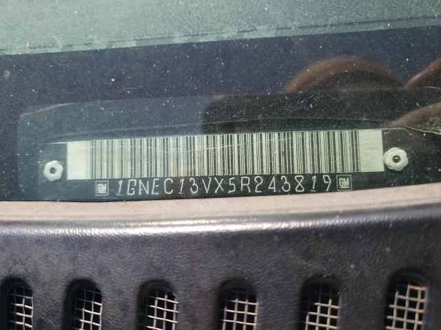 2005 Chevrolet Tahoe C1500 VIN: 1GNEC13VX5R243819 Lot: 59551484