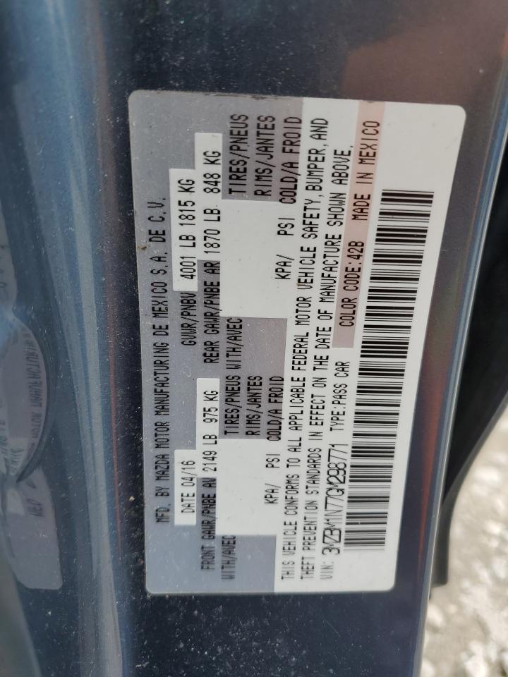3MZBM1N77GM298771 2016 Mazda 3 Grand Touring
