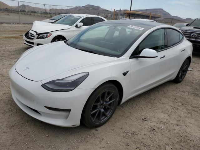 TESLA MODEL 3 2022 white  electric 5YJ3E1EA0NF185214 photo #1