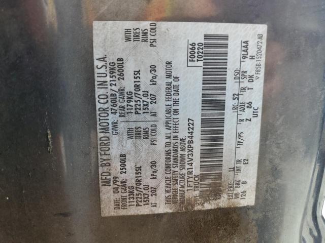 1999 Ford Ranger Super Cab VIN: 1FTYR14V3XPB44227 Lot: 60628964