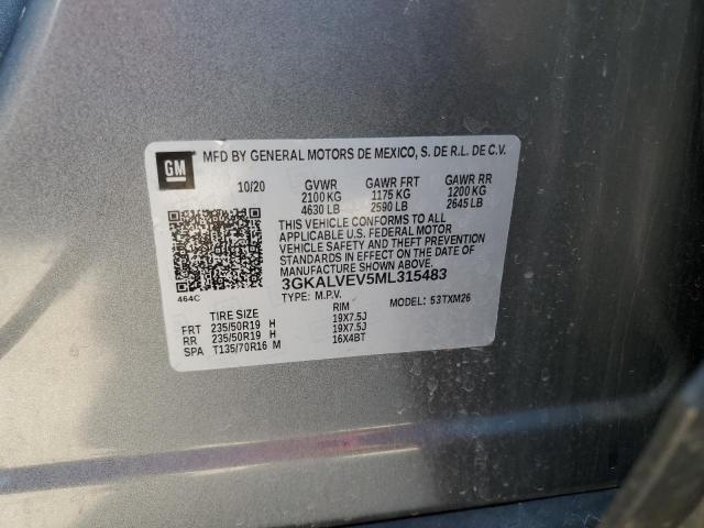 2021 GMC TERRAIN SL 3GKALVEV5ML315483  58169234