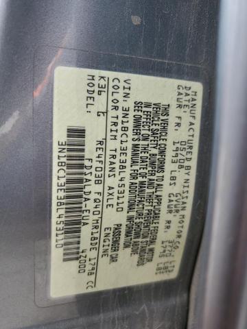 2008 Nissan Versa S VIN: 3N1BC13E38L453110 Lot: 57579754