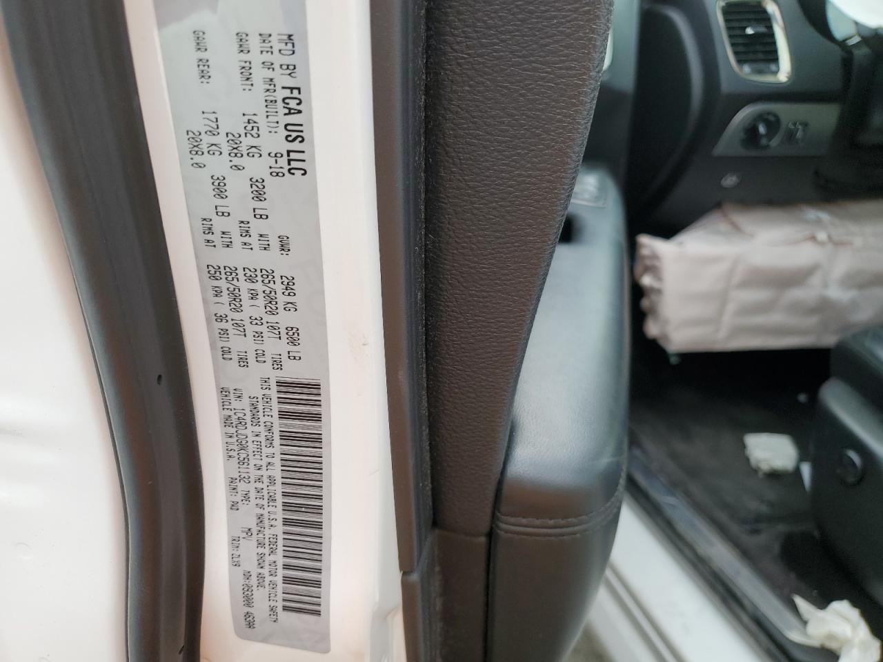 1C4RDJDG0KC561132 2019 Dodge Durango Gt