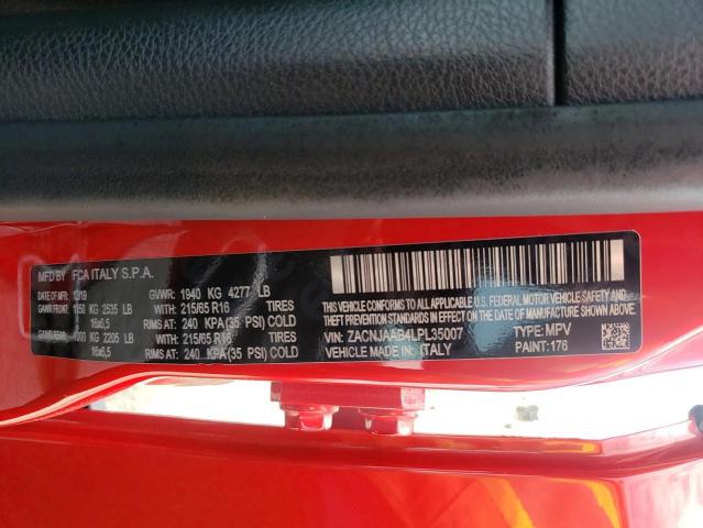 2020 Jeep Renegade Sport VIN: ZACNJAAB4LPL35007 Lot: 56652674