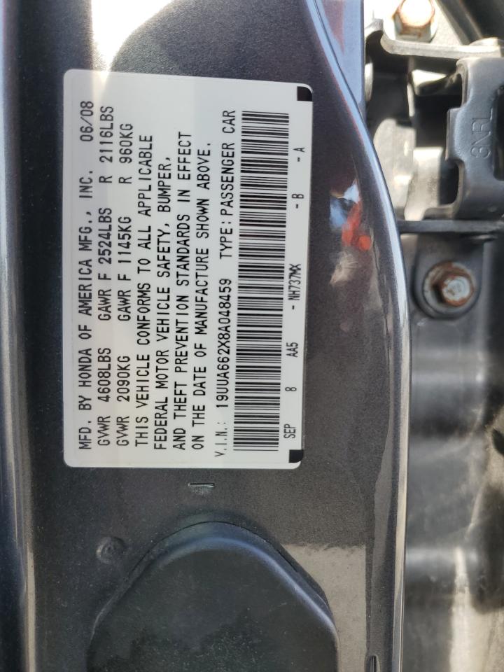 19UUA662X8A048459 2008 Acura Tl