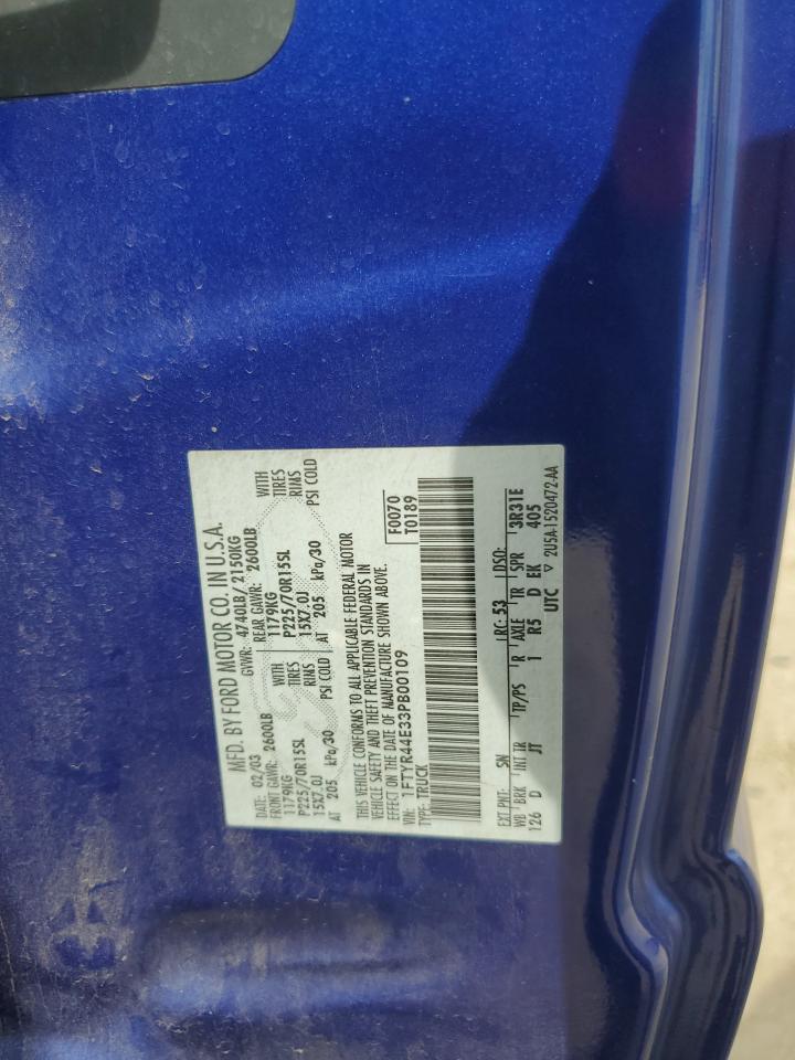 1FTYR44E33PB00109 2003 Ford Ranger Super Cab