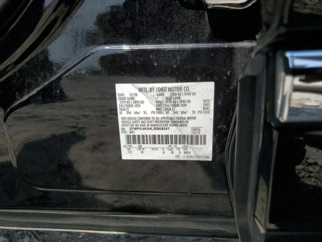 2020 Ford Edge Titanium VIN: 2FMPK4K94LBB68041 Lot: 59033614