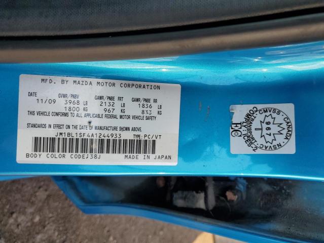 2010 Mazda 3 I VIN: JM1BL1SF4A1244933 Lot: 58859064