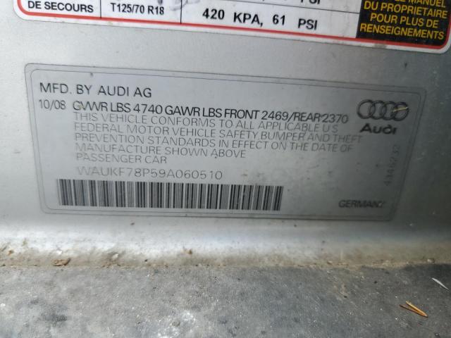 WAUKF78P59A060510 2009 Audi A3 2.0T Quattro