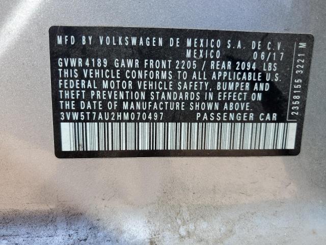 2017 VOLKSWAGEN GTI S - 3VW5T7AU2HM070497