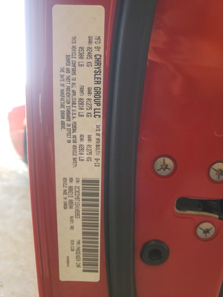 2C3CDYBT1EH105953 2014 Dodge Challenger R/T