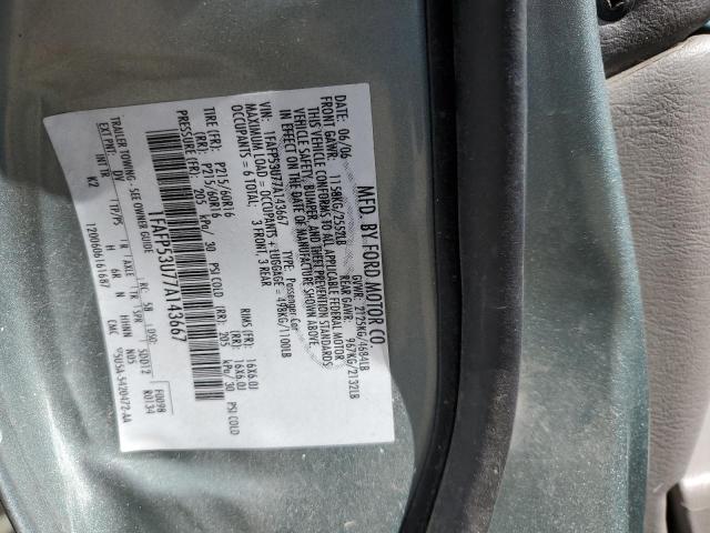 2007 Ford Taurus Se VIN: 1FAFP53U77A143667 Lot: 60947344