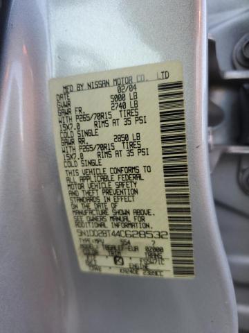 2004 Nissan Xterra Xe VIN: 5N1DD28T44C628532 Lot: 56652264