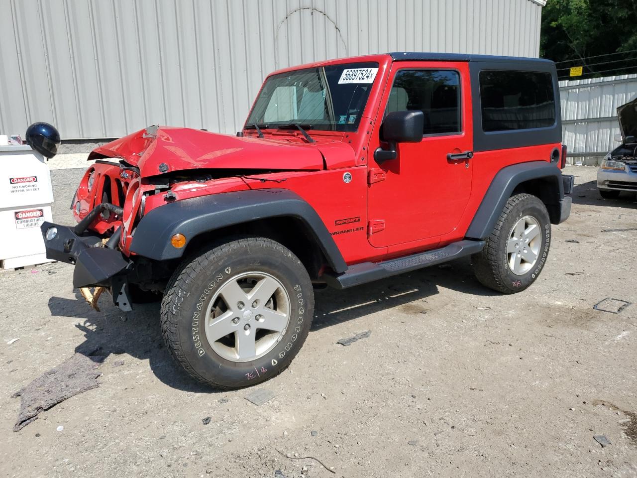 1C4AJWAG2EL185271 2014 Jeep Wrangler Sport