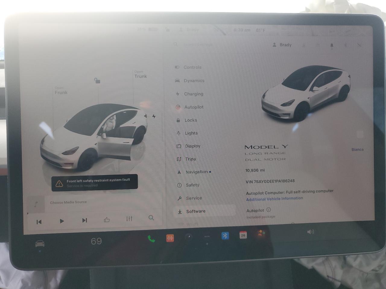 7SAYGDEE1PA186248 2023 Tesla Model Y