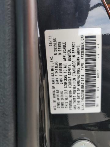 2011 Honda Accord Exl VIN: 1HGCS1B81BA016416 Lot: 57269264