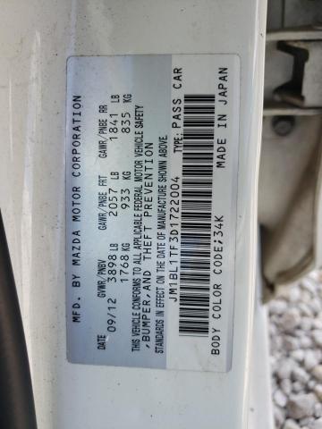 VIN JM1BL1TF3D1722004 2013 Mazda 3, I no.12