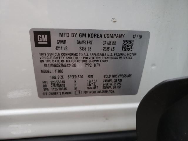 2021 Buick Encore Gx Preferred VIN: KL4MMBS23MB124896 Lot: 60890024