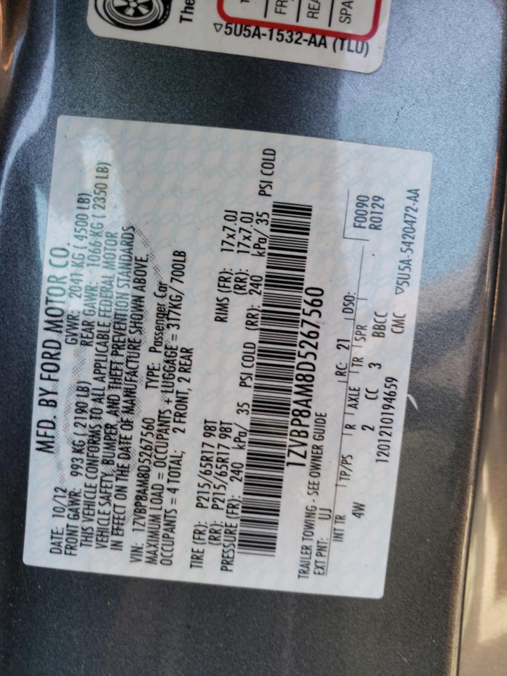 1ZVBP8AM8D5267560 2013 Ford Mustang