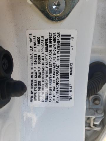 2017 HONDA CIVIC EX - 19XFC2F70HE203247