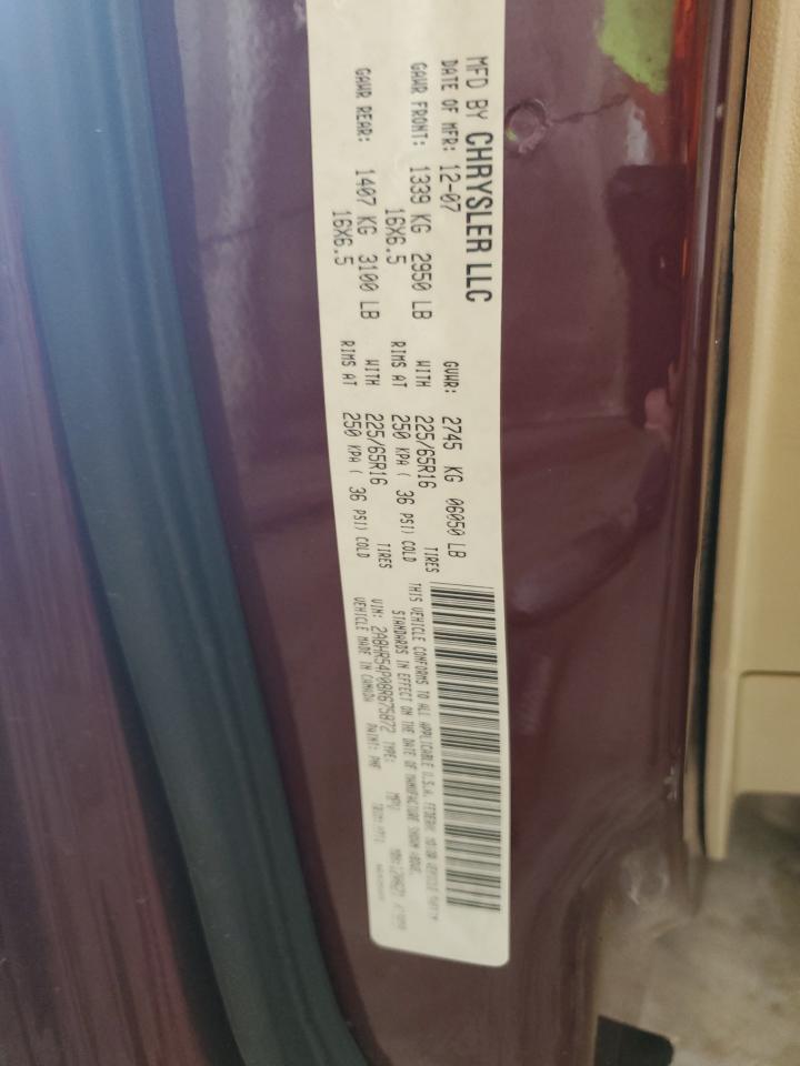 2A8HR54P08R675872 2008 Chrysler Town & Country Touring