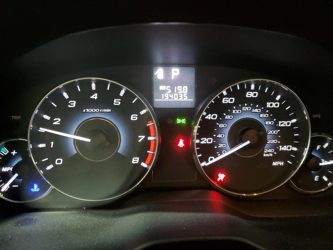 4S4BRCCCXC3266016 2012 Subaru Outback 2.5I Premium