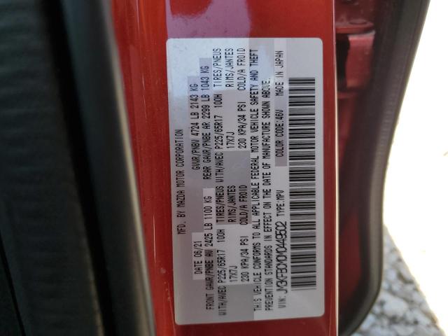 2021 Mazda Cx-5 Touring VIN: JM3KFBCM0M0449502 Lot: 58565434