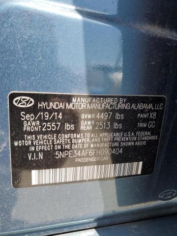 2015 Hyundai Sonata Sport VIN: 5NPE34AF6FH090404 Lot: 60113384