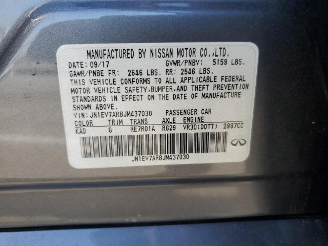 2018 Infiniti Q50 Luxe VIN: JN1EV7AR8JM437030 Lot: 59177374