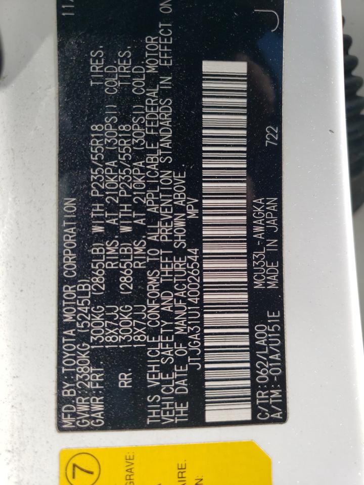 JTJGA31U140026544 2004 Lexus Rx 330