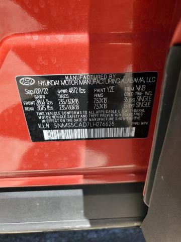 2020 Hyundai Santa Fe Limited VIN: 5NMS5CAD7LH276628 Lot: 60761994