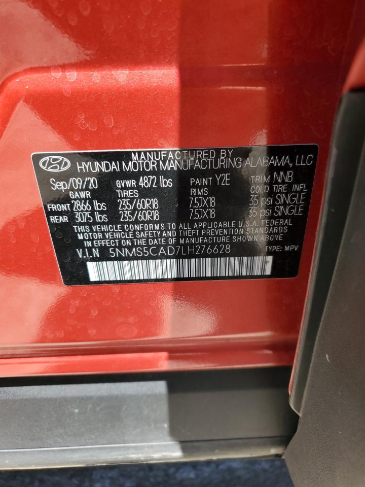 5NMS5CAD7LH276628 2020 Hyundai Santa Fe Limited