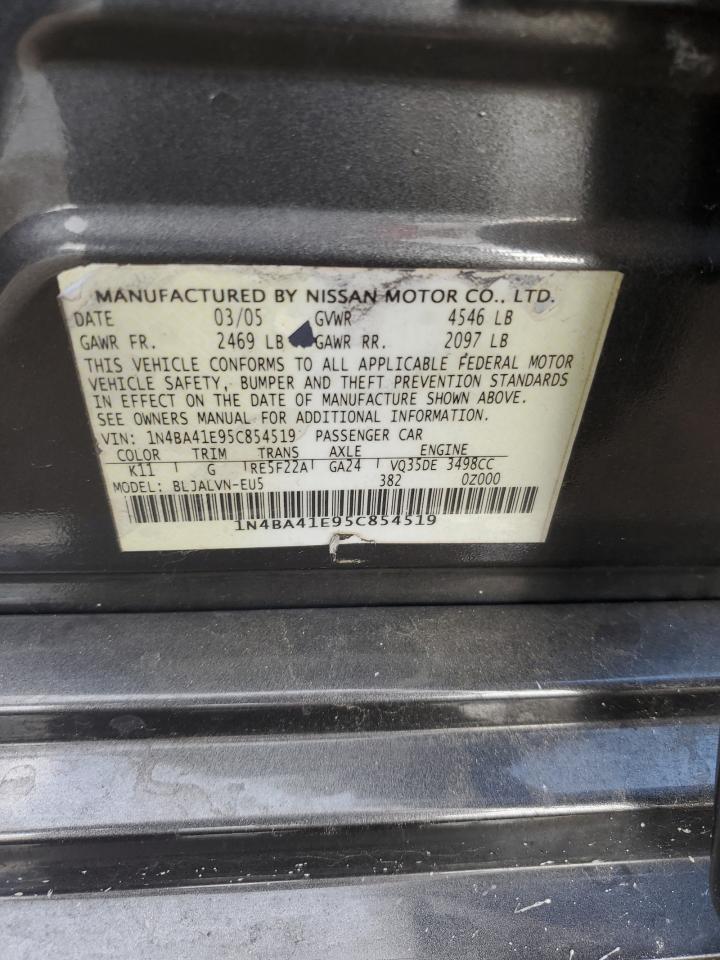 1N4BA41E95C854519 2005 Nissan Maxima Se