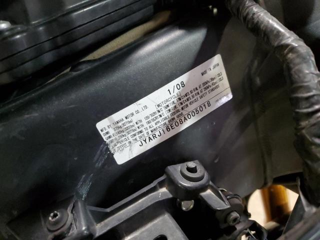 2008 YAMAHA YZFR6 JYARJ16E08A005018