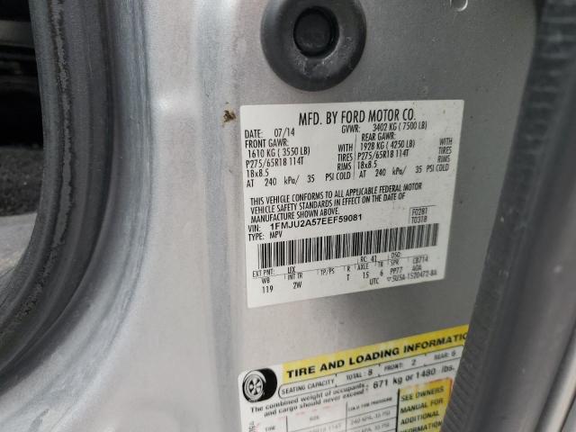 2014 Ford Expedition Limited VIN: 1FMJU2A57EEF59081 Lot: 60264824