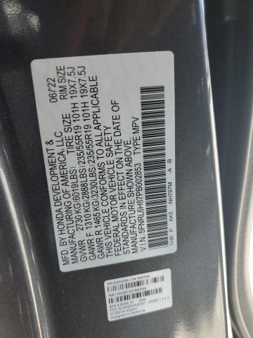 5FNRL6H87PB002853 Honda Odyssey TO 13