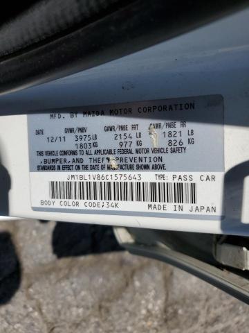 2012 Mazda 3 I VIN: JM1BL1V86C1575643 Lot: 60283864