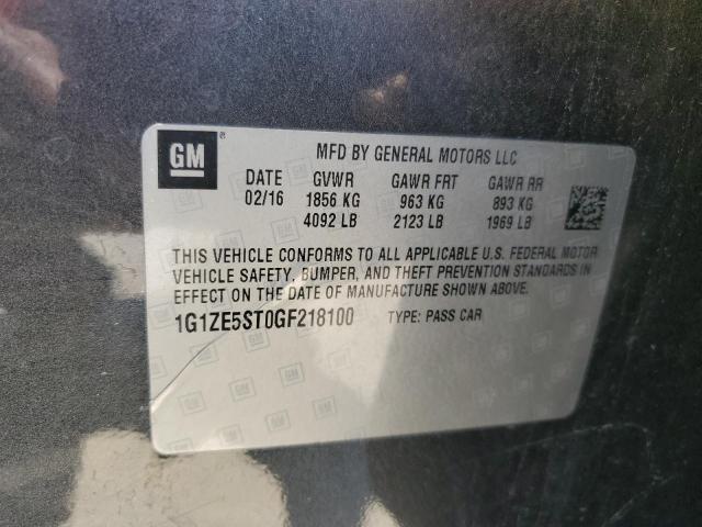 2016 CHEVROLET MALIBU  LT 1G1ZE5ST0GF218100