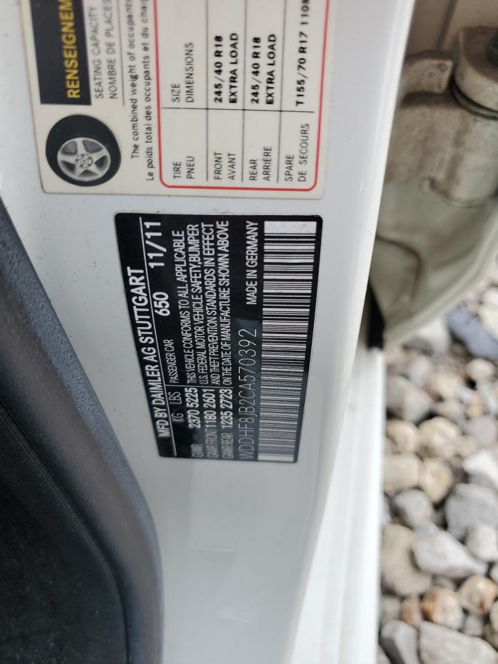 WDDHF8JB2CA570392 2012 Mercedes-Benz E 350 4Matic