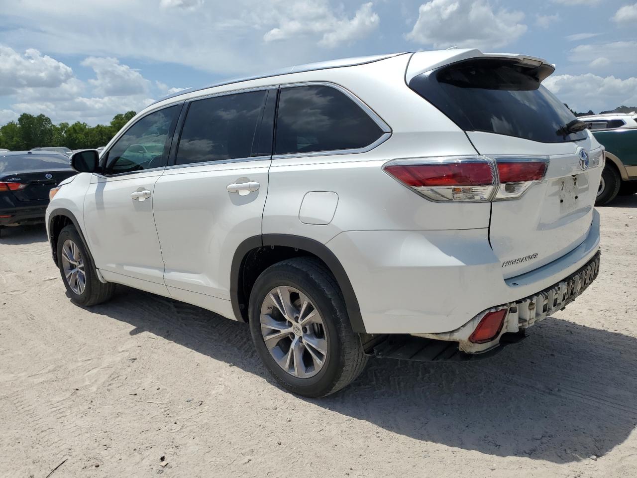 2016 Toyota Highlander Xle vin: 5TDKKRFH2GS504190